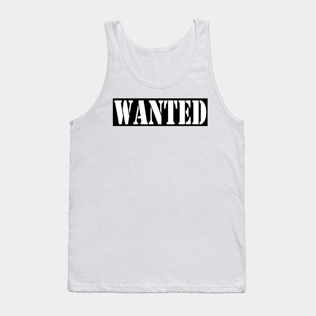 WANTED Tank Top by RENAN1989